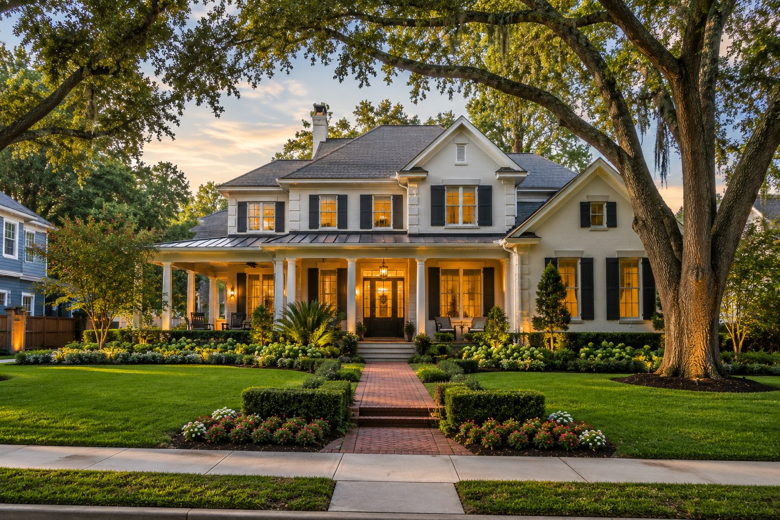 Upscale Winter Garden home on a spacious lot with mature oak trees near Downtown Winter Garden, Florida