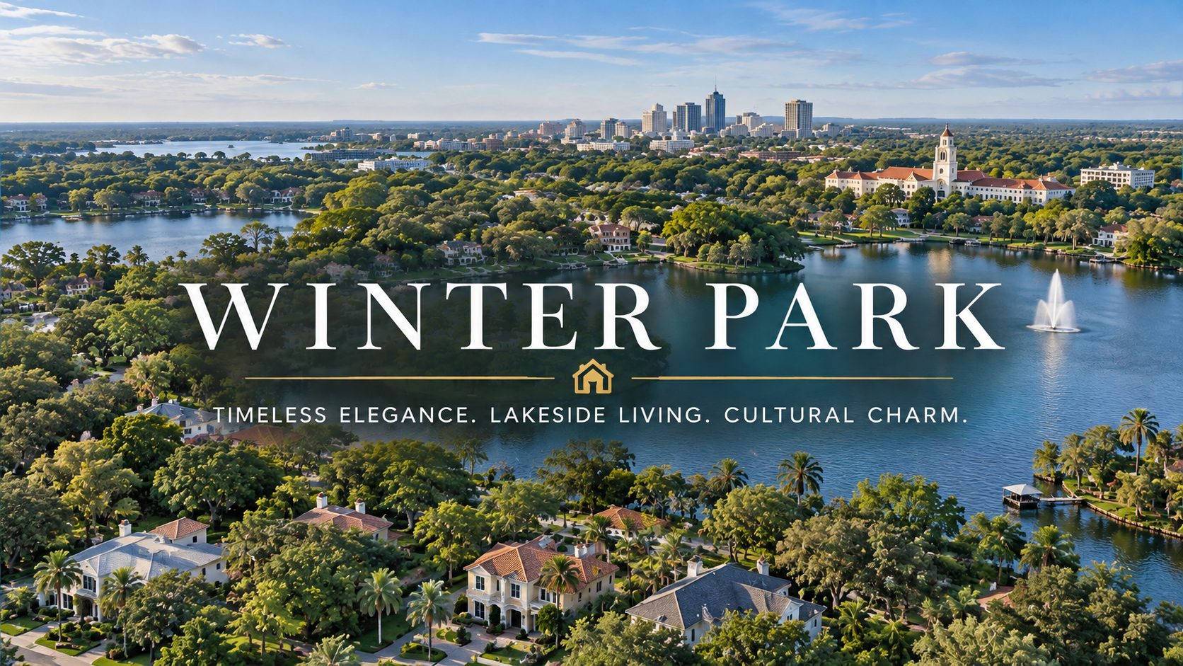Historic homes and charming neighborhoods in Winter Park Florida near Orlando