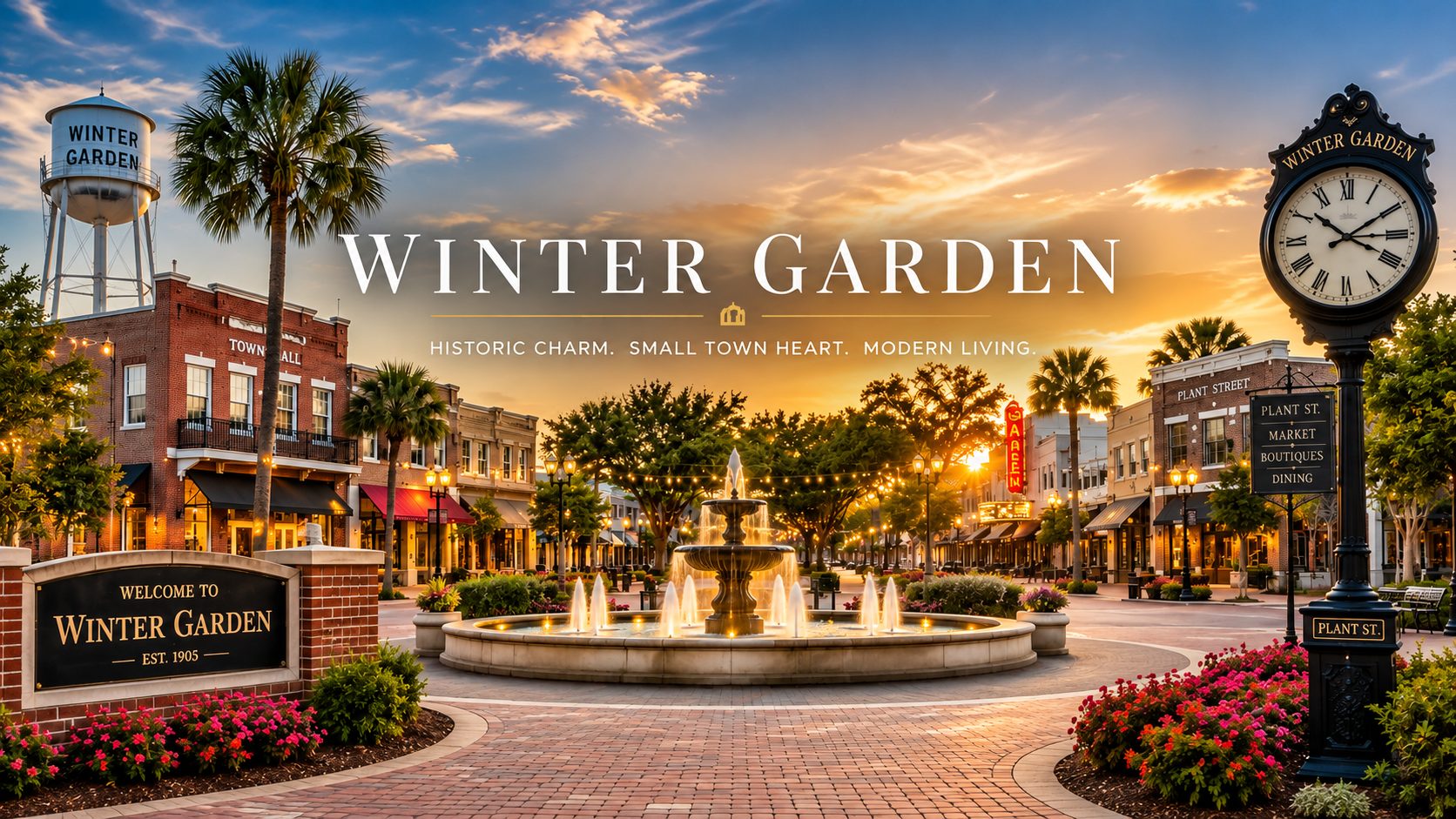 Homes and neighborhoods in Winter Garden Florida near Orlando