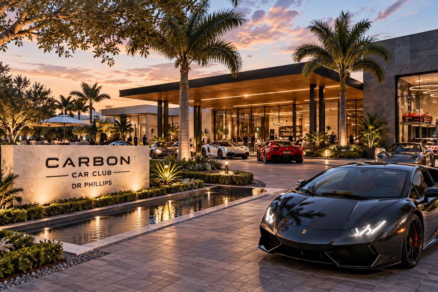 Carbon Car Club Dr Phillips luxury automotive club in Orlando